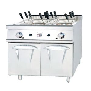 Cocedor de pasta a gas con mueble