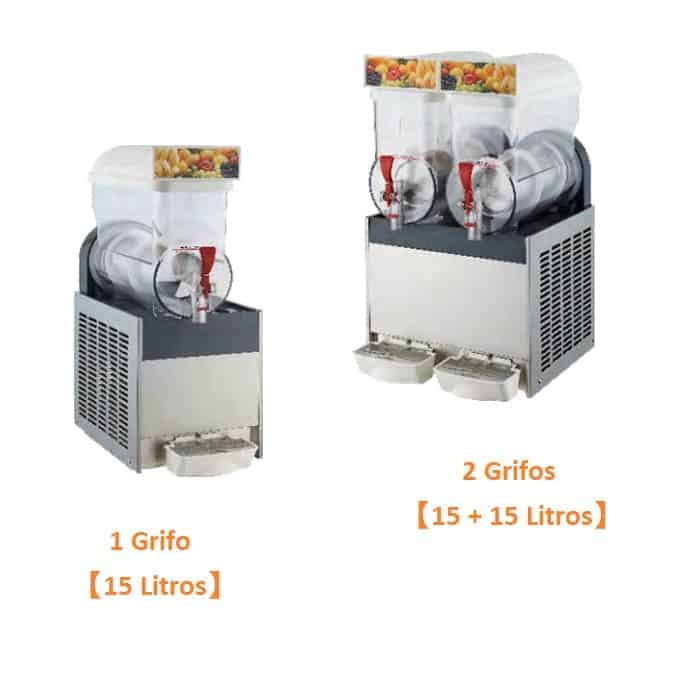 Granizadora profesional de 1 y 2 gifros de 15 Litros
