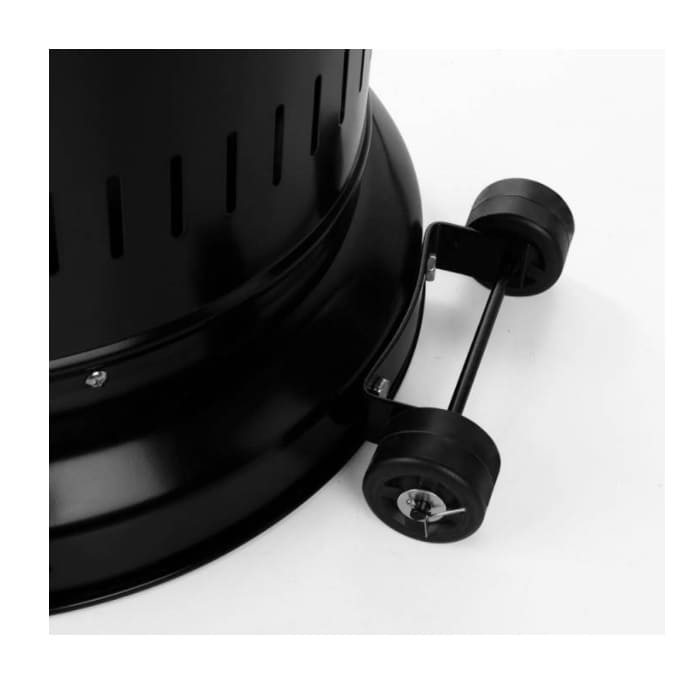 ESTUFA EXTERIOR GAS DE CORONA NEGRACON RUEDAS