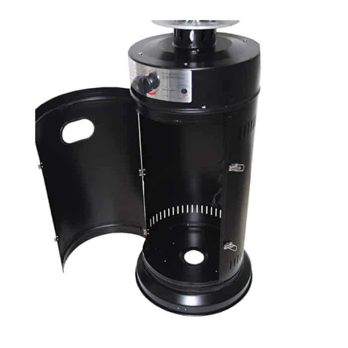 ESTUFA EXTERIOR GAS DE CORONA NEGRAE BAJA