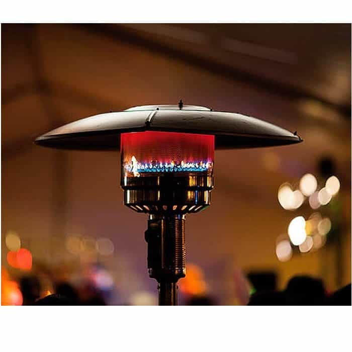 ESTUFA EXTERIOR GAS DE CORONA NEGRALLAMA