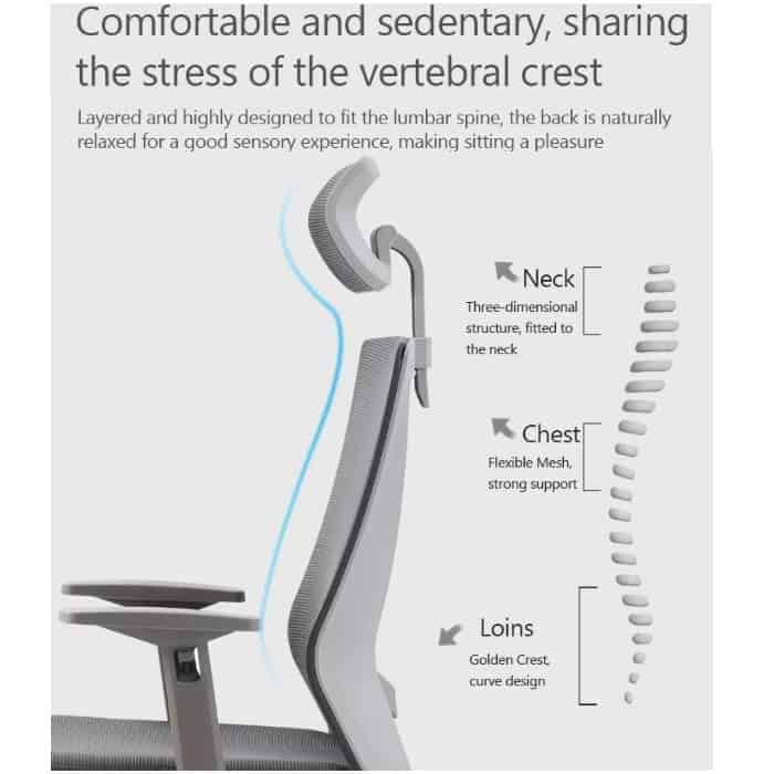 silla ergonómica de escritorio