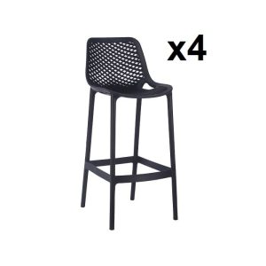 Lote 4 Sillas Altas【Billgrid】