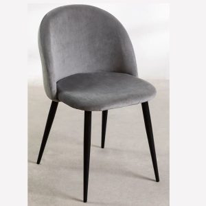 Silla Terciopelo Gris